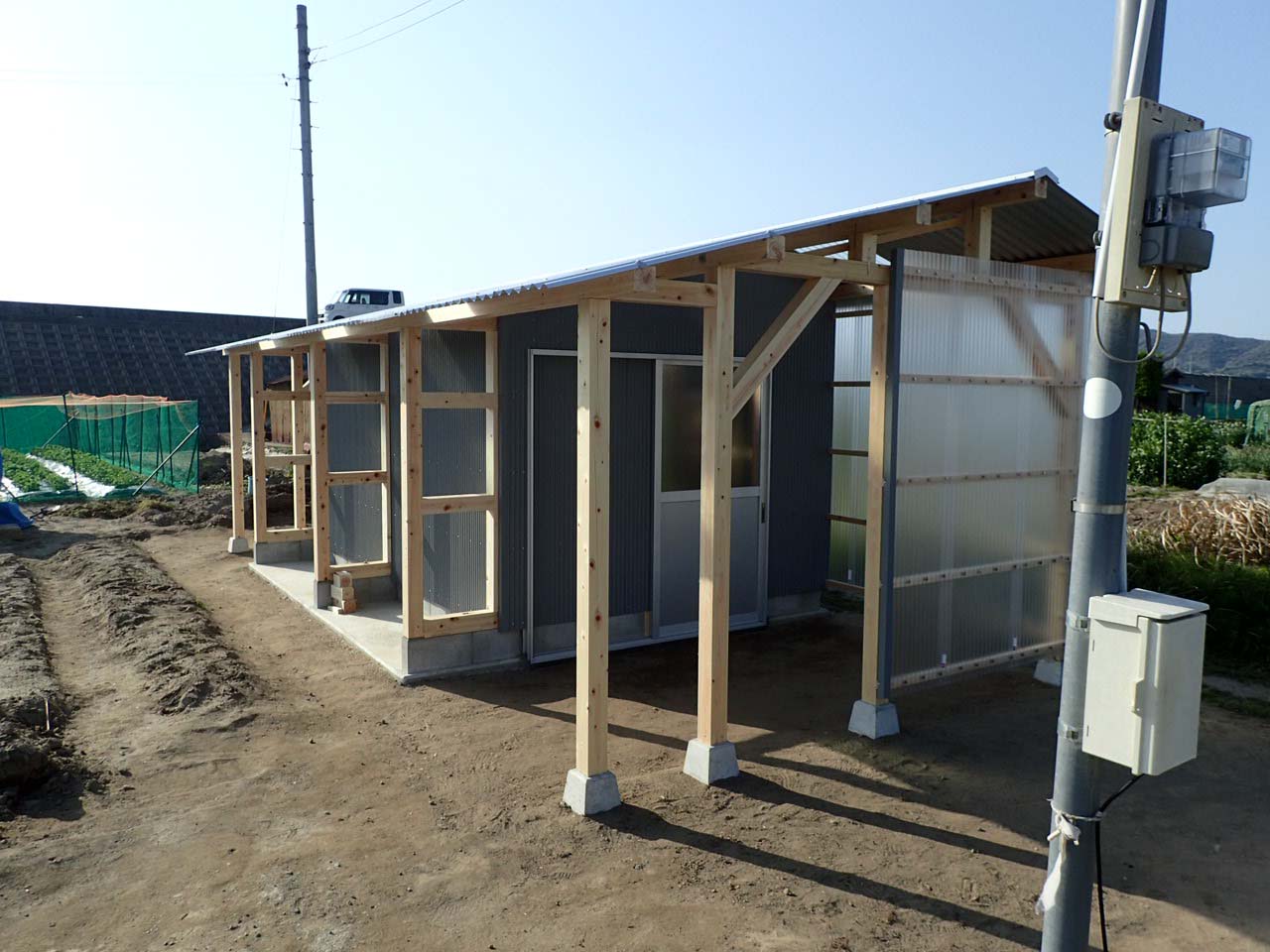 農業倉庫建替の画像